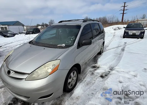 2007 Toyota Sienna Le z USA, uszkodzony, nr VIN 5TDZK23C87S017588